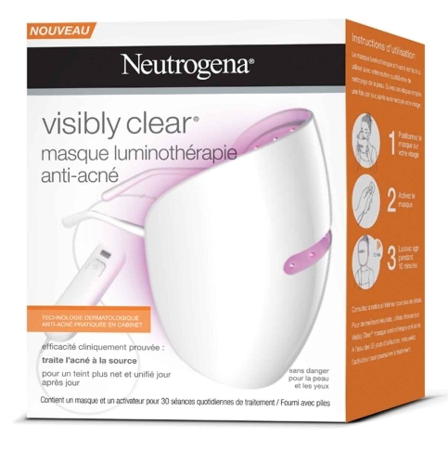 Masque de Luminothérapie Anti Acné, Neutrogena - Infos et avis
