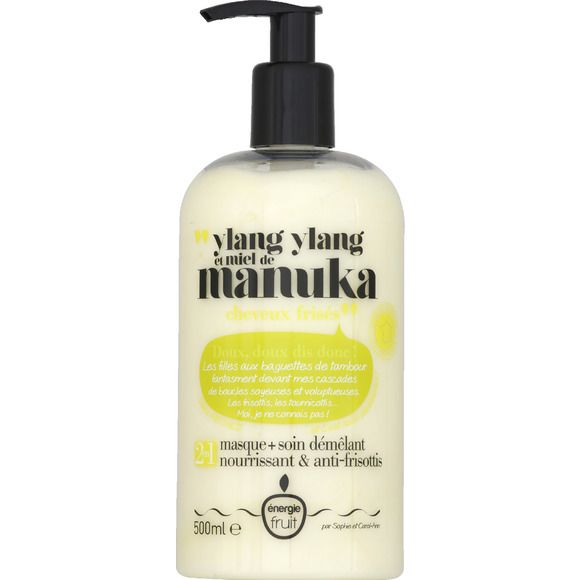 Masque   soin démêlant 2-en-1 ylang ylang et miel de manuka, Energie Fruit - Infos et avis