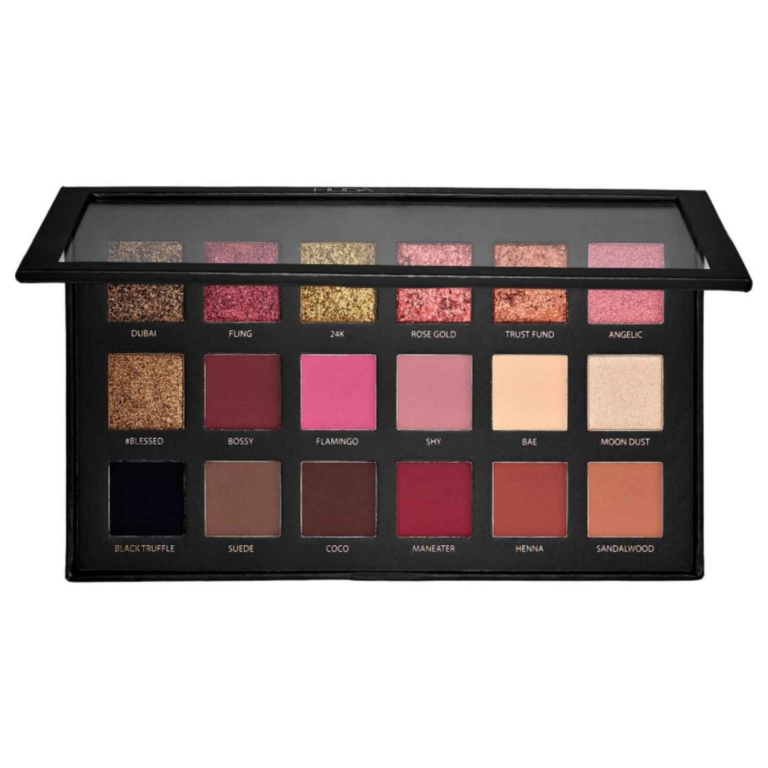 Textured Shadows Palette Rose Gold Edition Palette de fards à paupières, Huda Beauty - Infos et avis