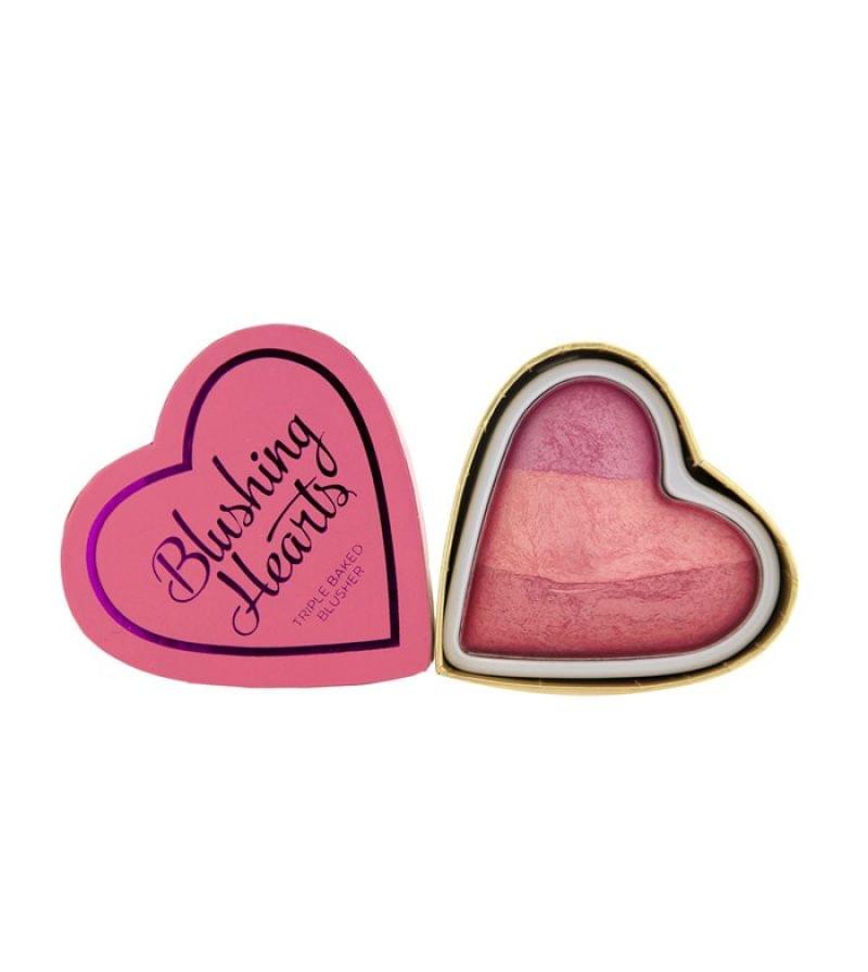 I Heart Makeup Blushing Hearts, Makeup Revolution : nadia aime !