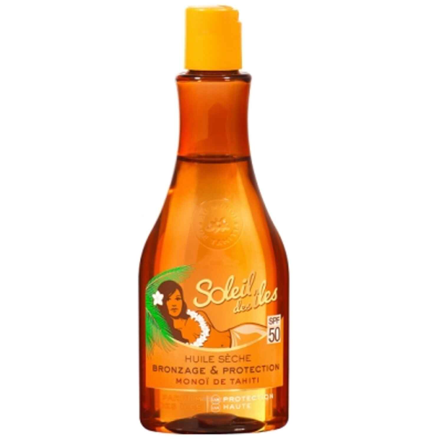 Huile Sèche Bronzage et Protection SPF50, Soleil Des Îles - Infos et avis
