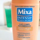 Swatch de ChoupnBeauty : Lait Corps Nourrissant - Effet Soleil, Mixa