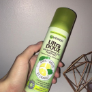 Swatch de Celie.drd : Shampooing Sec Purifiant à l'Extrait de Citron, Garnier