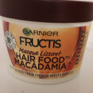 Swatch de Thalie34 : Hair food macadamia Masque Lissant Garnier Fructis, Garnier
