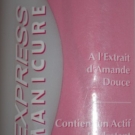 Swatch de peggy vanderhispallie : Dissolvant Douceur, Gemey-Maybelline