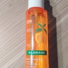 Swatch de Flor Bela : Cheveux Secs Huile De Mangue Sans Rinçage Nutrition Et Protection UV, Klorane