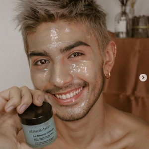 Post Instagram d'un influenceur sur le Baume Céleste d'Absolution