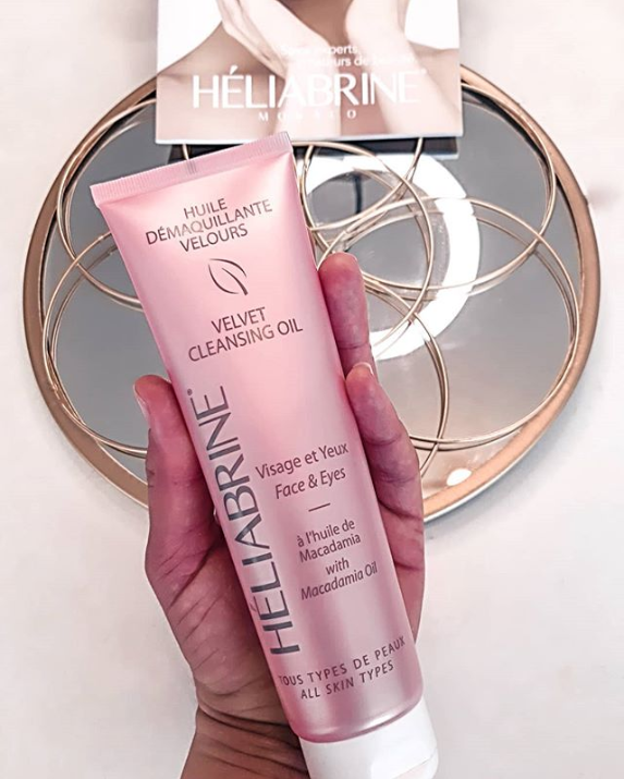 héliabrine huile démaquillante velours test