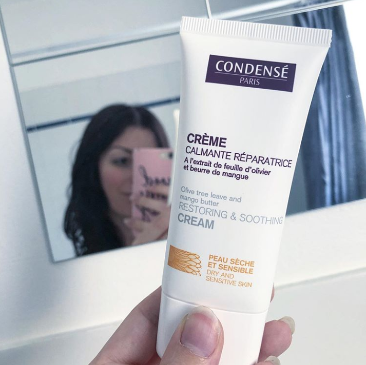 lifestylebyjustine post instagram avis creme calmante reparatrice condense paris