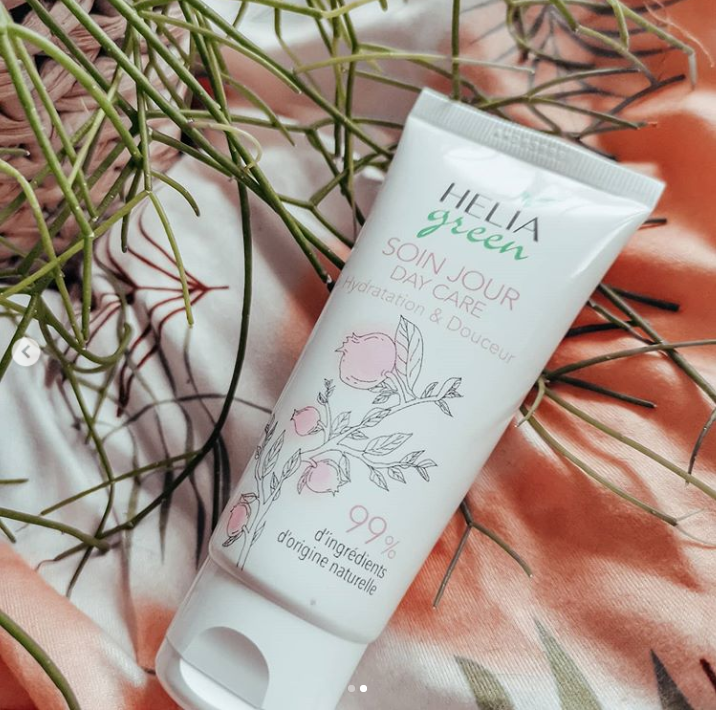 laudacieuseblog instagram avis soin jour hydratation & douceur heliagreen heliabrine