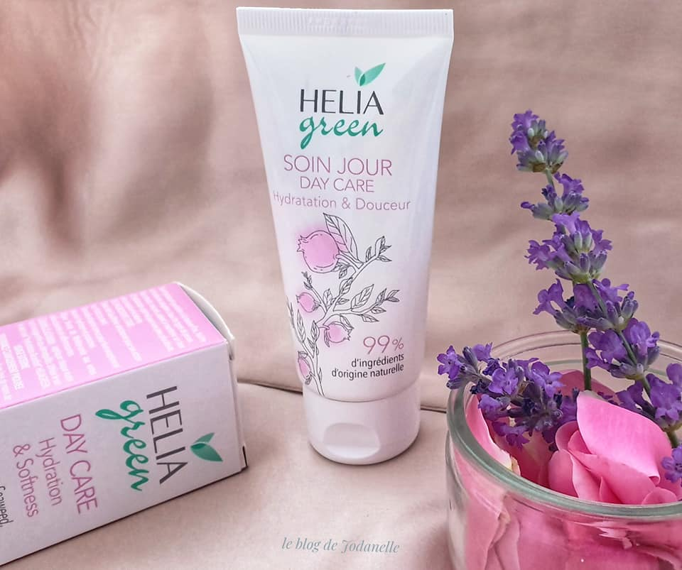 le blog de jodanelle avis test soin jour hydratation & douceur heliagreen heliabrine