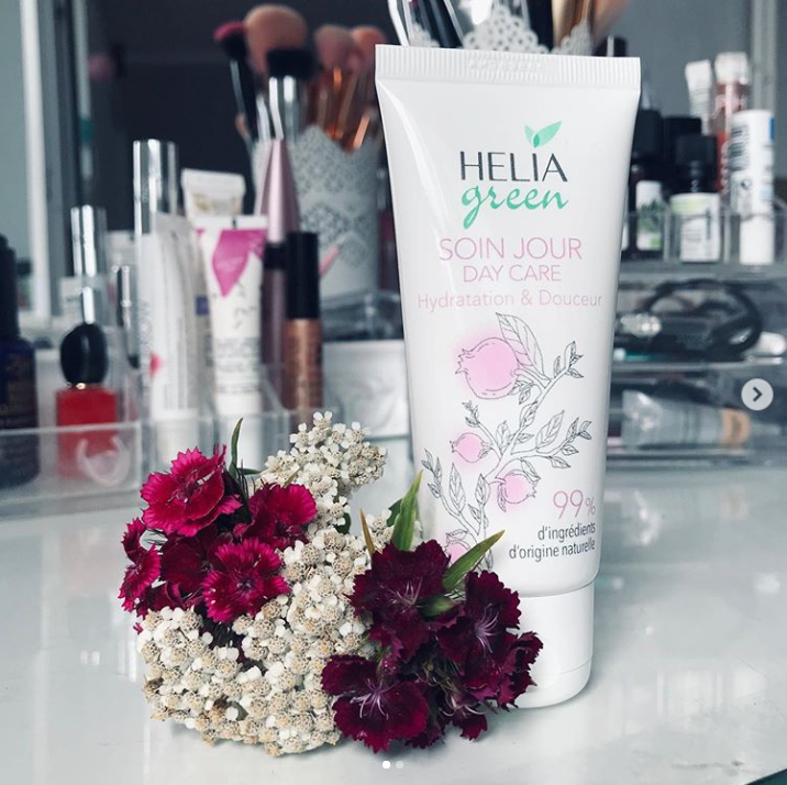 amelbtg instagram avis test soin jour hydratation & douceur heliagreen heliabrine