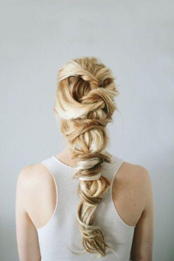 tresse torsade romantique dos