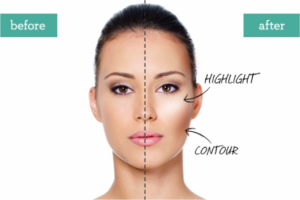 contouring avant après