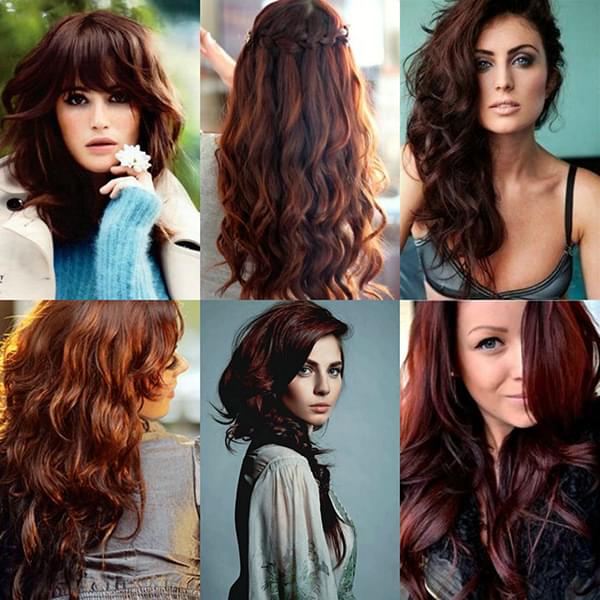 coloration cheveux auburn