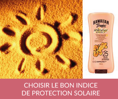 Choisir le bon indice de crème solaire