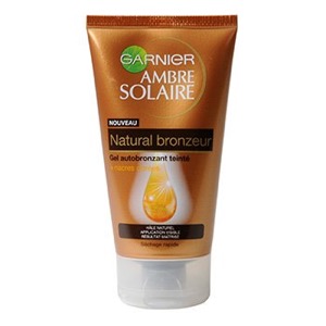 Natural bronzeur, gel nacré garnier