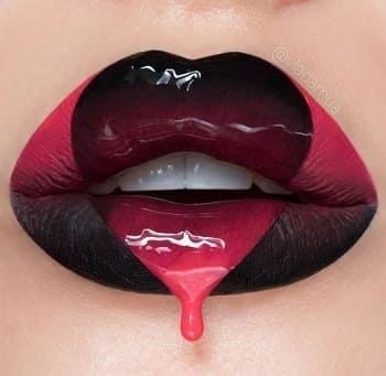 La tendance Lip drip