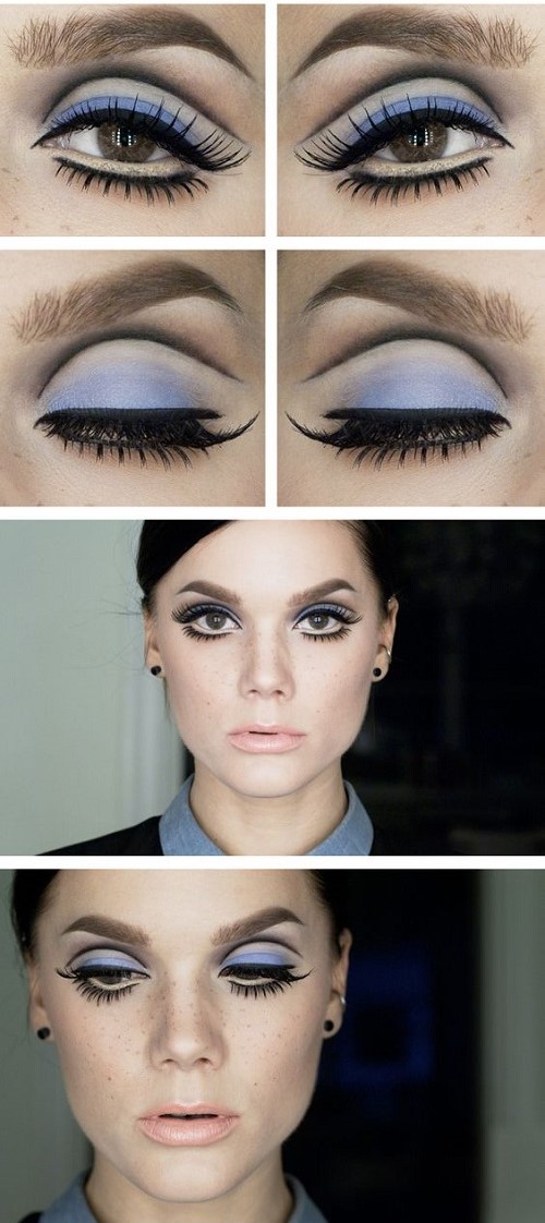 Tuto makeup yeux de biche années 60