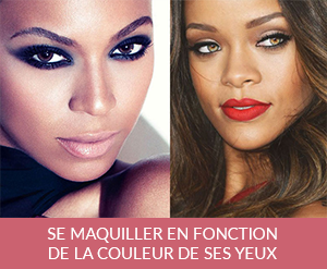 Dossier maquillage selon la couleur de ses yeux
