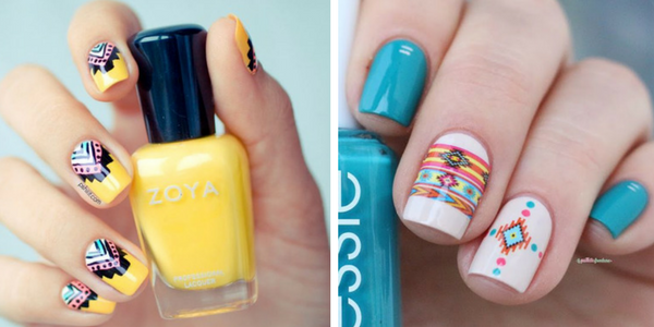 La tendance tribale pour un nail art d'été
