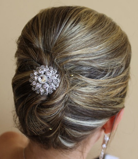 accessoire coiffure peigne de cristal