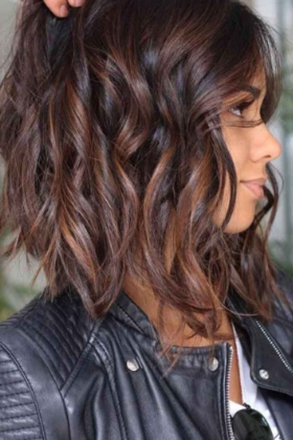 Le balayage chocolat pour cheveux bruns