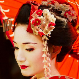 kanzashi coiffure japonaise