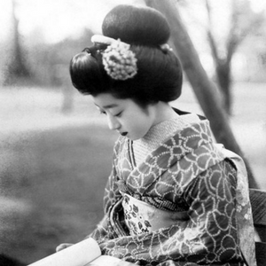 marumage coiffure japonaise chignon