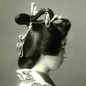 shimada coiffure japonaise chignon