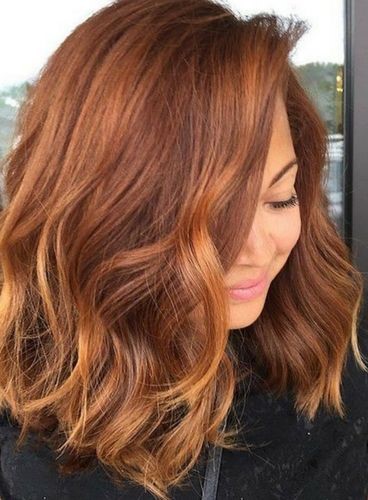 Le broux : le roux pour les brunes, la coloration tendance de 2017