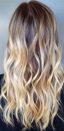 la coloration bronde pour les blondes