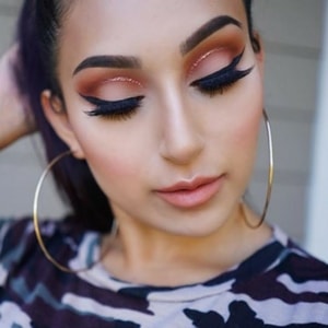 Maquillage cut crease avec la palette Naked Heat