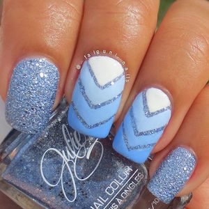 nail art tanzanite decembre