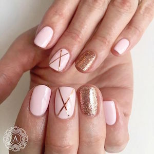 nail art octobre tourmaline