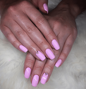 vernis rose mauve