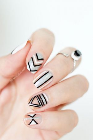 Manucure negative space