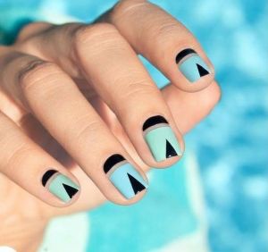 Manucure negative space 