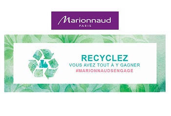 recyclage produits cosmetiques marionnaud routine beauté ecologique