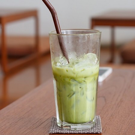 Boisson maison au Matcha maison
