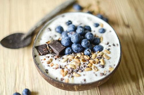 smoothie bowl vanille chocolat