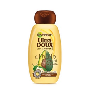 Ultra doux shampoing au karité et à l'avocat de Garnier