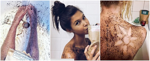 le gommage s expose sur les reseaux sociaux