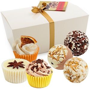 coffret de bain gourmand à offrir