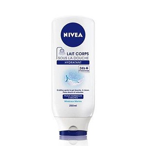 lait sous la douche pratique et rapide