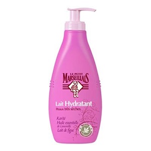hydratation familiale avec le lait du petit marseillais