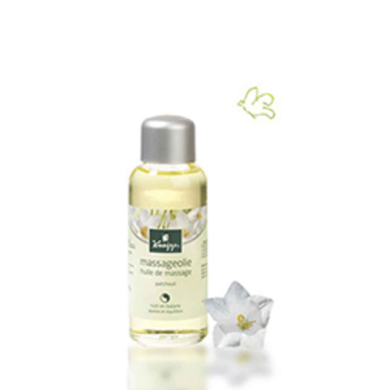 L'huile de massage au patchouli de kneipp 