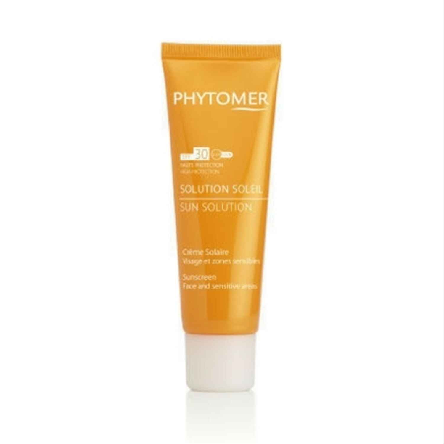 Crème Solaire SPF 30 Visage et Zones Sensibles Solution Soleil de Phytomer