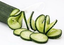 concombre pour un masque de routine detox beauté