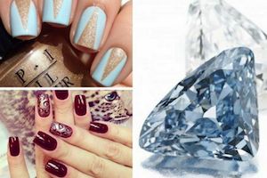 Nail art pierre de naissance